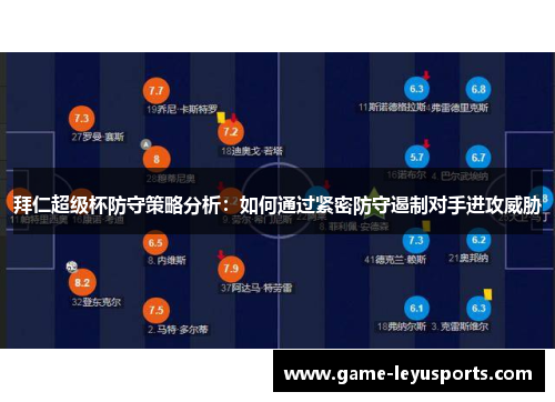 拜仁超级杯防守策略分析：如何通过紧密防守遏制对手进攻威胁
